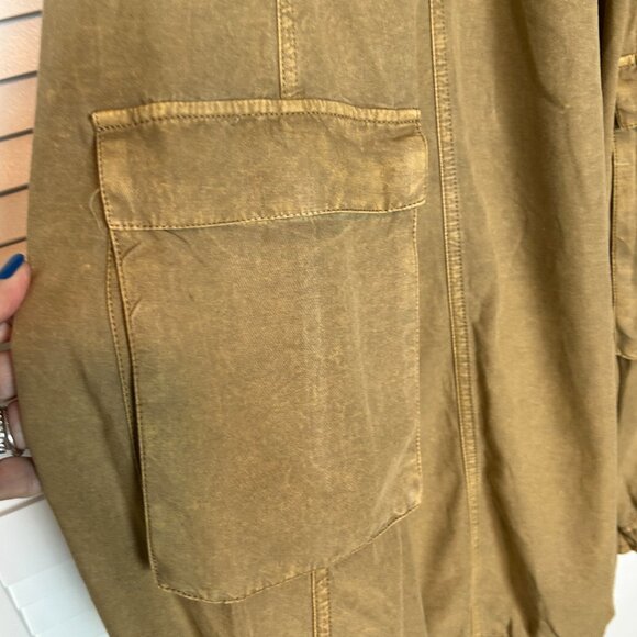 Anthropologie's Daily Practice Brand Bubble Dress, Size M. Gold - Picture 5 of 7